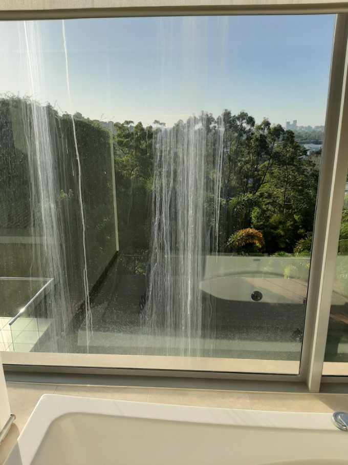 Latest work 18 Windows were badly stained by some kind of Plant Fertilizer