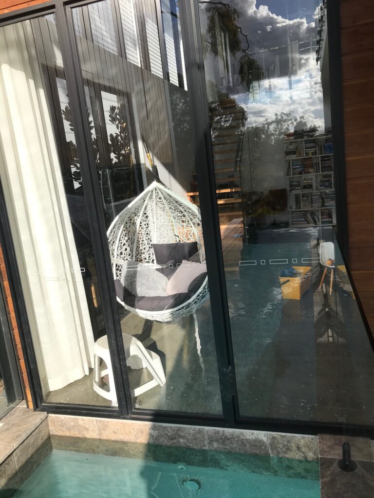 Latest work 12 Looking inside from pool