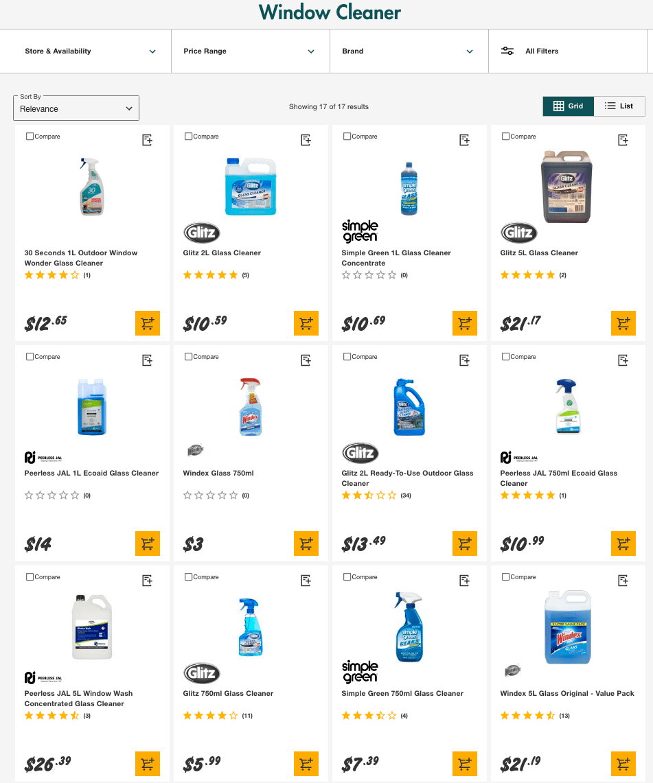 Buying Window Cleaner Products from Bunnings on a Budget? It's Not as